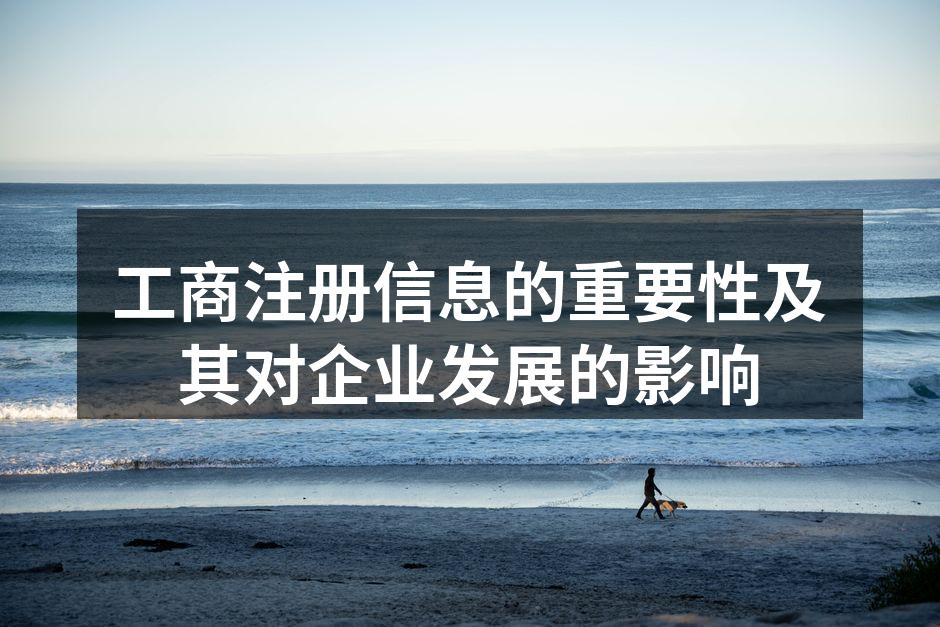 工商注册信息的重要性及其对企业发展的影响
