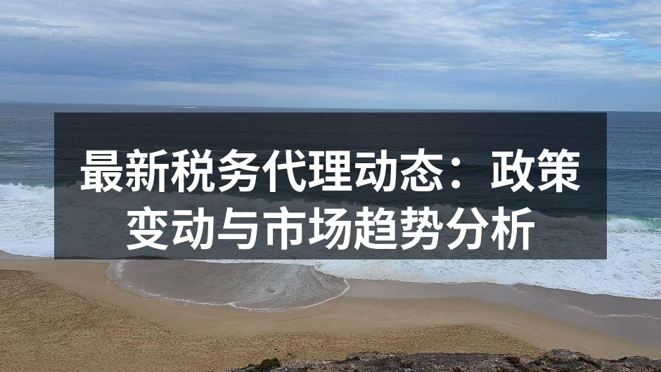 最新税务代理动态：政策变动与市场趋势分析