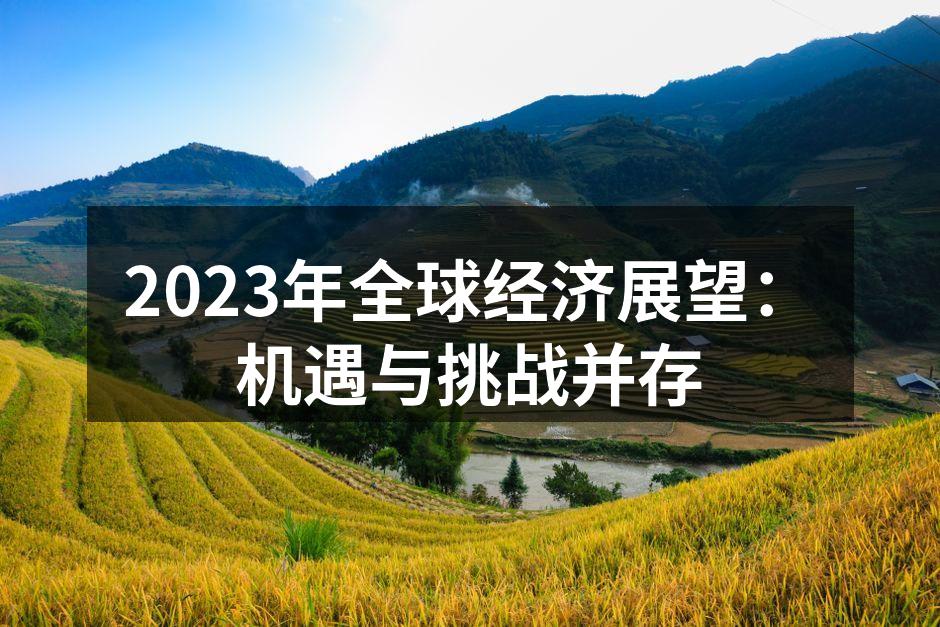 2023年全球经济展望：机遇与挑战并存